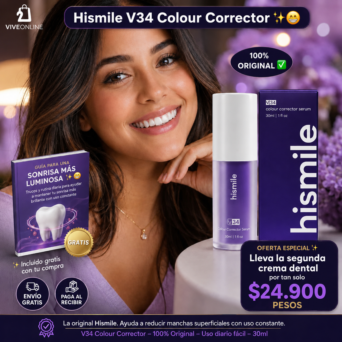 Hismile blanqueador