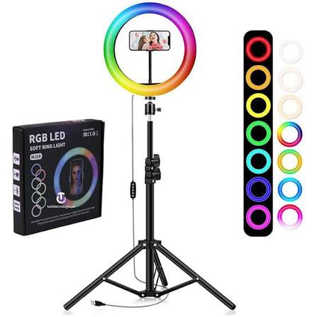 Tripode con Luz RGB